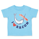 Toddler Clothes I Love Bacon Toddler Shirt Baby Clothes Cotton