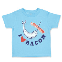 Toddler Clothes I Love Bacon Toddler Shirt Baby Clothes Cotton