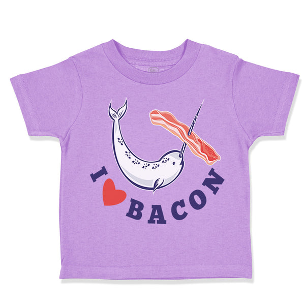 Toddler Clothes I Love Bacon Toddler Shirt Baby Clothes Cotton