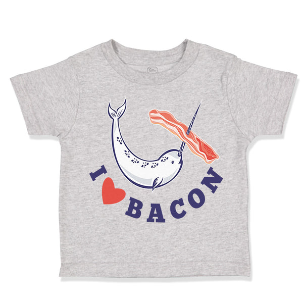 Toddler Clothes I Love Bacon Toddler Shirt Baby Clothes Cotton