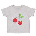 Toddler Clothes Red Cherry Food and Beverages Fruit Toddler Shirt Cotton