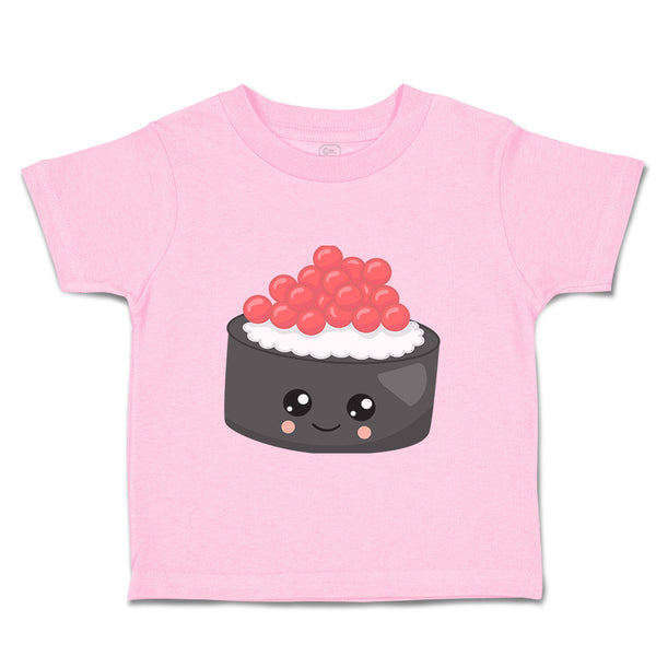 Toddler Clothes Sushi Roll Caviar Food and Beverages Sushi Toddler Shirt Cotton