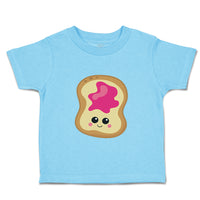 Toddler Clothes Jelly Toast Food and Beverages Bread Toddler Shirt Cotton