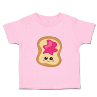 Toddler Clothes Jelly Toast Food and Beverages Bread Toddler Shirt Cotton