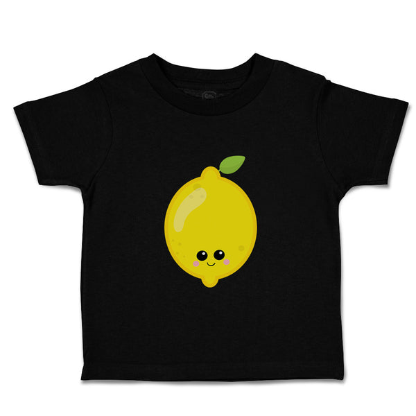 Toddler Clothes Smile Lemon Food and Beverages Fruit Toddler Shirt Cotton