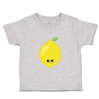 Toddler Clothes Smile Lemon Food and Beverages Fruit Toddler Shirt Cotton