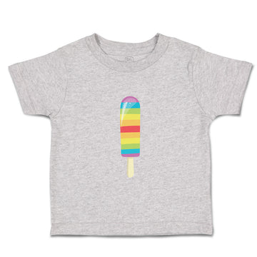 Toddler Clothes Rainbow Popsicle Food and Beverages Desserts Toddler Shirt