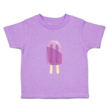 Toddler Clothes Purple Popsicle Food and Beverages Desserts Toddler Shirt Cotton