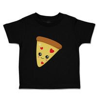 Toddler Clothes Love Pizza Food and Beverages Pizza Toddler Shirt Cotton