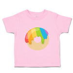 Toddler Clothes Rainbow Irish Donuts No Face Food and Beverages Desserts Cotton