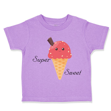 Toddler Clothes Super Sweet Ice Cream Cone Funny Humor Toddler Shirt Cotton