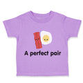 Toddler Clothes A Perfect Pair Bacon and Eggs Toddler Shirt Baby Clothes Cotton