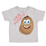 Toddler Clothes Crib Potato Funny Humor Toddler Shirt Baby Clothes Cotton