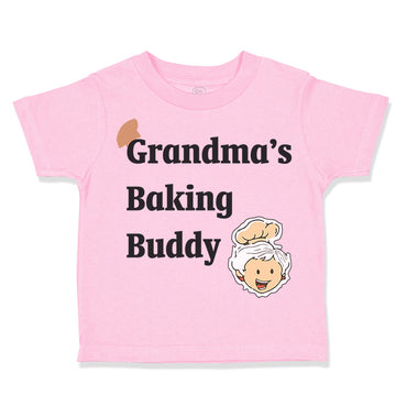 Toddler Clothes Grandma's Baking Buddy Grandmother Grandma Toddler Shirt Cotton