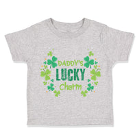 Toddler Clothes Daddy's Lucky Charm St Patrick's Clover Dad Father's Day Cotton