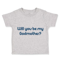 Toddler Clothes Will You Be My Godmother Pregnancy Baby Announcement C Cotton