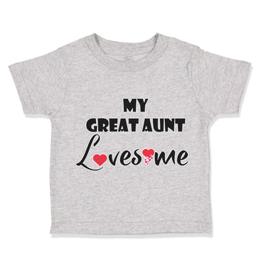 Toddler Clothes My Great Aunt Loves Me Toddler Shirt Baby Clothes Cotton