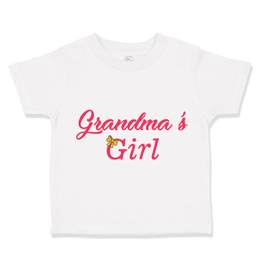 Toddler Girl Clothes Grandma's Girl Grandmother Grandma Toddler Shirt Cotton