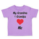 Toddler Clothes My Grandma and My Grandpa Love Me Grandparents Toddler Shirt