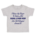 Toddler Clothes I Know My Finger Is Small... but Nana and Pop Pop Toddler Shirt