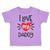 Toddler Clothes I Heart My Daddy Love Dad Father's Day B Toddler Shirt Cotton