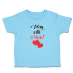 Toddler Clothes Play with Heart Toddler Shirt Baby Clothes Cotton