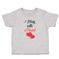 Toddler Clothes Play with Heart Toddler Shirt Baby Clothes Cotton