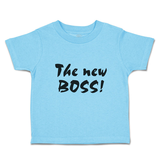 Toddler Clothes The New Boss! Toddler Shirt Baby Clothes Cotton