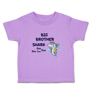 Toddler Clothes Big Brother Shark Doo Doo Doo Doo Toddler Shirt Cotton