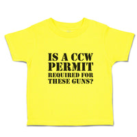 Is A Ccw Permit Required for These Guns