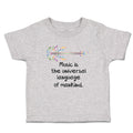 Cute Toddler Clothes Music Is The Universal Language of Mankind. Toddler Shirt