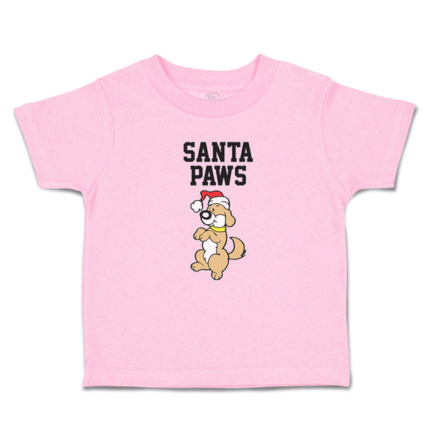 Toddler Girl Clothes Santa Paws Toddler Shirt Baby Clothes Cotton