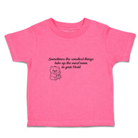 Toddler Girl Clothes Sometimes Smallest Things Mostroom Your Heart Toddler Shirt