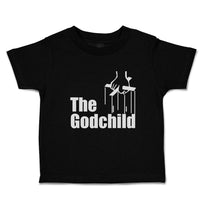 Toddler Clothes The Godchild with Cross on Hand Holding Toddler Shirt Cotton