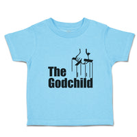 Toddler Clothes The Godchild with Cross on Hand Holding Toddler Shirt Cotton