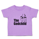 Toddler Clothes The Godchild with Cross on Hand Holding Toddler Shirt Cotton