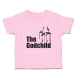 Toddler Clothes The Godchild with Cross on Hand Holding Toddler Shirt Cotton