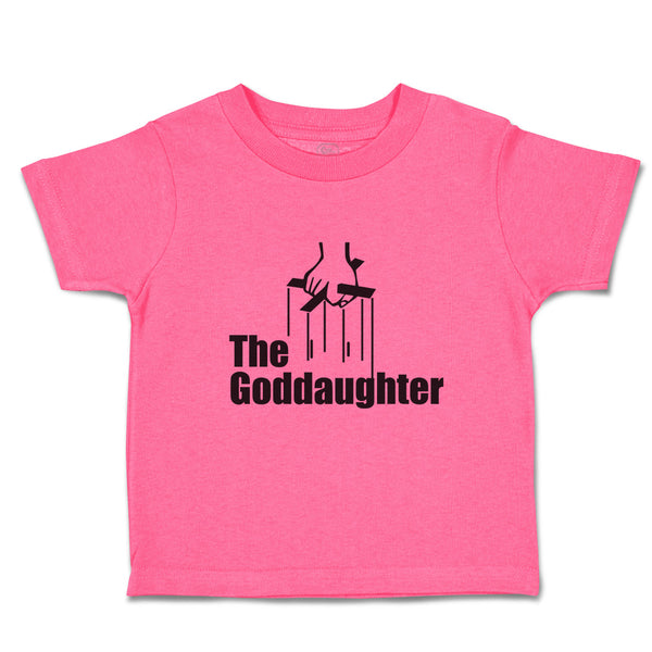Toddler Girl Clothes The Godgaughter with Cross on Hand Holding Toddler Shirt