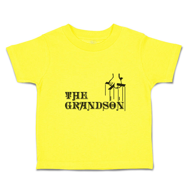 Cute Toddler Clothes The Grandson with Cross on Hand Holding Toddler Shirt