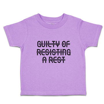 Toddler Clothes Guilty of Resiting A Rest Toddler Shirt Baby Clothes Cotton