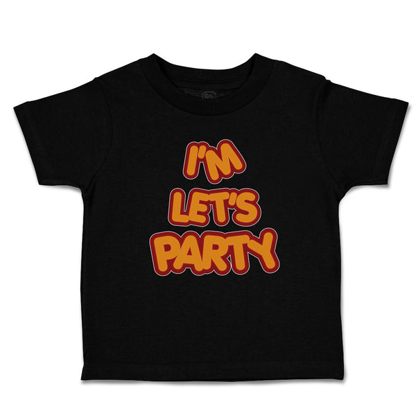 Toddler Clothes I'M Let's Party Toddler Shirt Baby Clothes Cotton