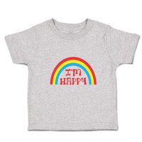 Toddler Clothes I'M Happy Toddler Shirt Baby Clothes Cotton