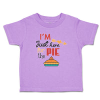 Toddler Clothes I'M Just Here for The Pie Toddler Shirt Baby Clothes Cotton