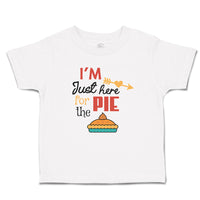 Toddler Clothes I'M Just Here for The Pie Toddler Shirt Baby Clothes Cotton