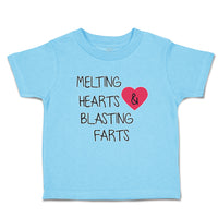 Toddler Clothes Melting Hearts Blasting Farts Toddler Shirt Baby Clothes Cotton