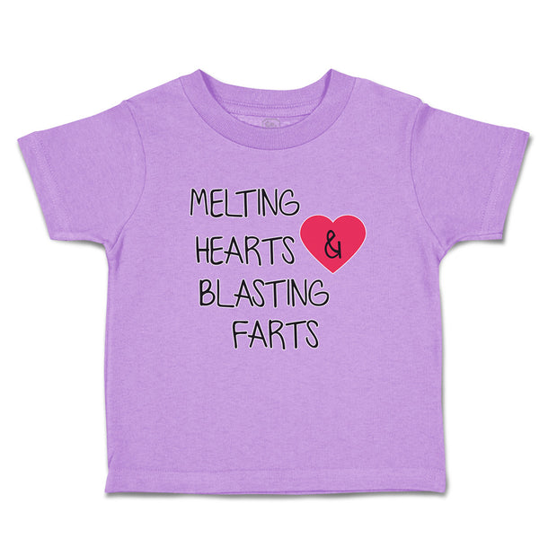 Toddler Clothes Melting Hearts Blasting Farts Toddler Shirt Baby Clothes Cotton