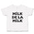 Toddler Clothes Milk De La Milk Toddler Shirt Baby Clothes Cotton