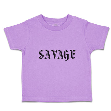 Toddler Clothes Savage Word Toddler Shirt Baby Clothes Cotton