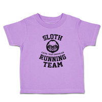 Toddler Clothes Sloth Lets Nap Instead Running Team Toddler Shirt Cotton