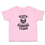 Toddler Clothes Sloth Lets Nap Instead Running Team Toddler Shirt Cotton